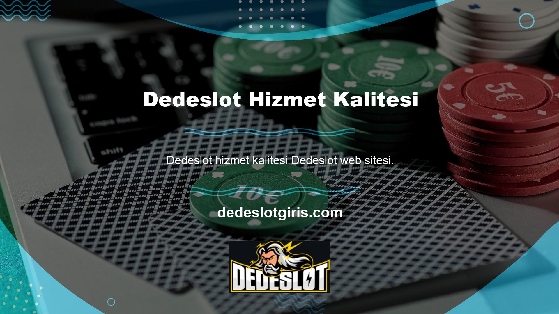 Dedeslot web sitesindeki hizmetlerden yararlanmak isteyen herkes en iyi oyunları oynayabilir ve fırsatlardan yararlanabilir